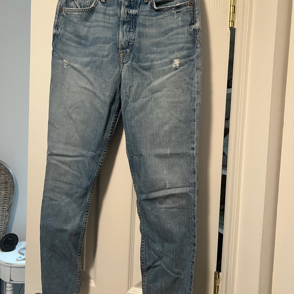 GRLFRND Light Blue Boyfriend Jeans